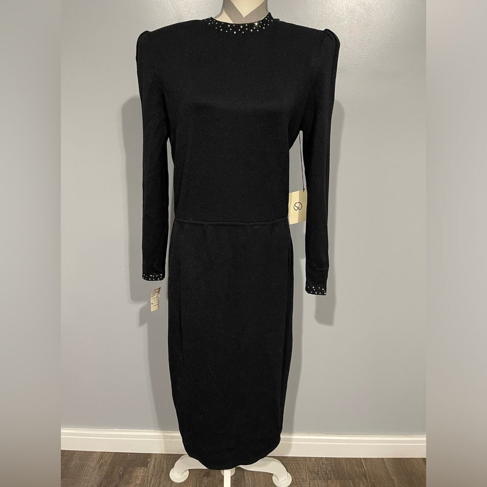 St John Saks Fifth Avenue Black dress